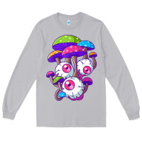 Moon Dust psychedelic mushroom hippie magic fungus shrooms trance rave t shirt Long Sleeve Tee - linhVisuals