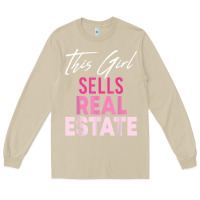 Mushroom this girl sells real estate realtor real estate agent broker t shirt Long Sleeve Tee - linhVisuals