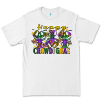 White Happy crawdi Gras Mardi Gras crawfish Premium Tee - FaDigitalArtStudio