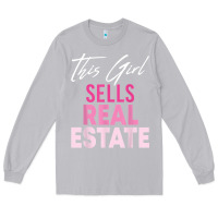 Moon Dust this girl sells real estate realtor real estate agent broker t shirt Long Sleeve Tee - linhVisuals