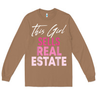 Toasted Coconut this girl sells real estate realtor real estate agent broker t shirt Long Sleeve Tee - linhVisuals