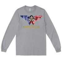 Heather Grey wonder woman 80th all for wonder woman tank top Long Sleeve Tee - linhVisuals