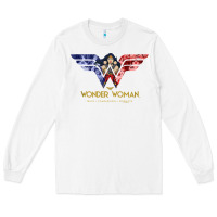 White wonder woman 80th all for wonder woman tank top Long Sleeve Tee - linhVisuals