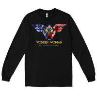Black wonder woman 80th all for wonder woman tank top Long Sleeve Tee - linhVisuals