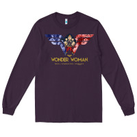 Plum wonder woman 80th all for wonder woman tank top Long Sleeve Tee - linhVisuals