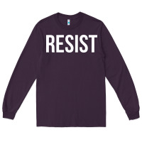 Plum resist mens Long Sleeve Tee - linhVisuals