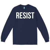 Navy resist mens Long Sleeve Tee - linhVisuals