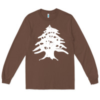 Retro Lebanon Cedar Lebanese Long Sleeve Tee | Teevron