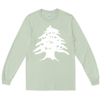 Matcha retro lebanon cedar lebanese Long Sleeve Tee - linhVisuals