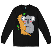 Black kids cute koala bear   for children kids koala bear Long Sleeve Tee - linhVisuals