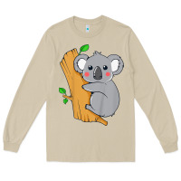 Mushroom kids cute koala bear   for children kids koala bear Long Sleeve Tee - linhVisuals