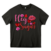Asphalt hey sugar with lips and candies olivia Heavy Core Tee - OliviaCreatesArt