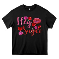 Black hey sugar with lips and candies olivia Heavy Core Tee - OliviaCreatesArt
