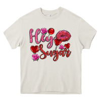 Cream hey sugar with lips and candies olivia Heavy Core Tee - OliviaCreatesArt