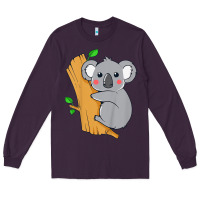 Plum kids cute koala bear   for children kids koala bear Long Sleeve Tee - linhVisuals