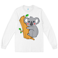White kids cute koala bear   for children kids koala bear Long Sleeve Tee - linhVisuals