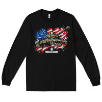 Black world of tanks veterans day collection (t26e3 eagle 7) t shirt Long Sleeve Tee - linhVisuals