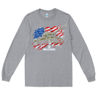 Heather Grey world of tanks veterans day collection (t26e3 eagle 7) t shirt Long Sleeve Tee - linhVisuals
