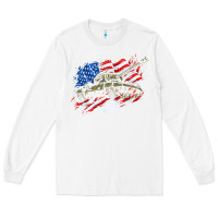 White world of tanks veterans day collection (t26e3 eagle 7) t shirt Long Sleeve Tee - linhVisuals