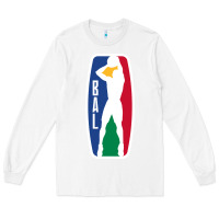 White basketball africa league Long Sleeve Tee - linhVisuals