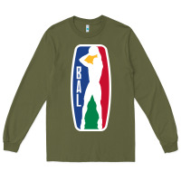 Army Green basketball africa league Long Sleeve Tee - linhVisuals