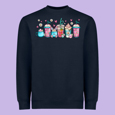 Easter Coffee Cups Libbey Glass Heavyweight Sweatshirt Designed By Jasminsmagicworld