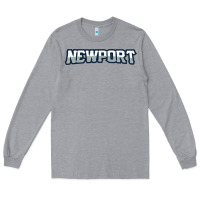 Heather Grey Newport School Long Sleeve Tee - linhVisuals