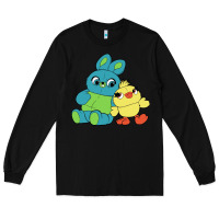 Black bunny and ducky Long Sleeve Tee - linhVisuals
