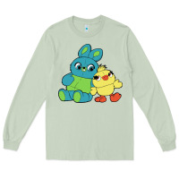 Matcha bunny and ducky Long Sleeve Tee - linhVisuals