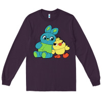 Plum bunny and ducky Long Sleeve Tee - linhVisuals