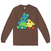Chestnut bunny and ducky Long Sleeve Tee - linhVisuals
