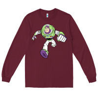 Burgundy buzz lightyear Long Sleeve Tee - linhVisuals