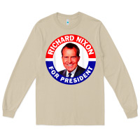 Mushroom richard nixon president usa vote election campaign t shirt Long Sleeve Tee - linhVisuals