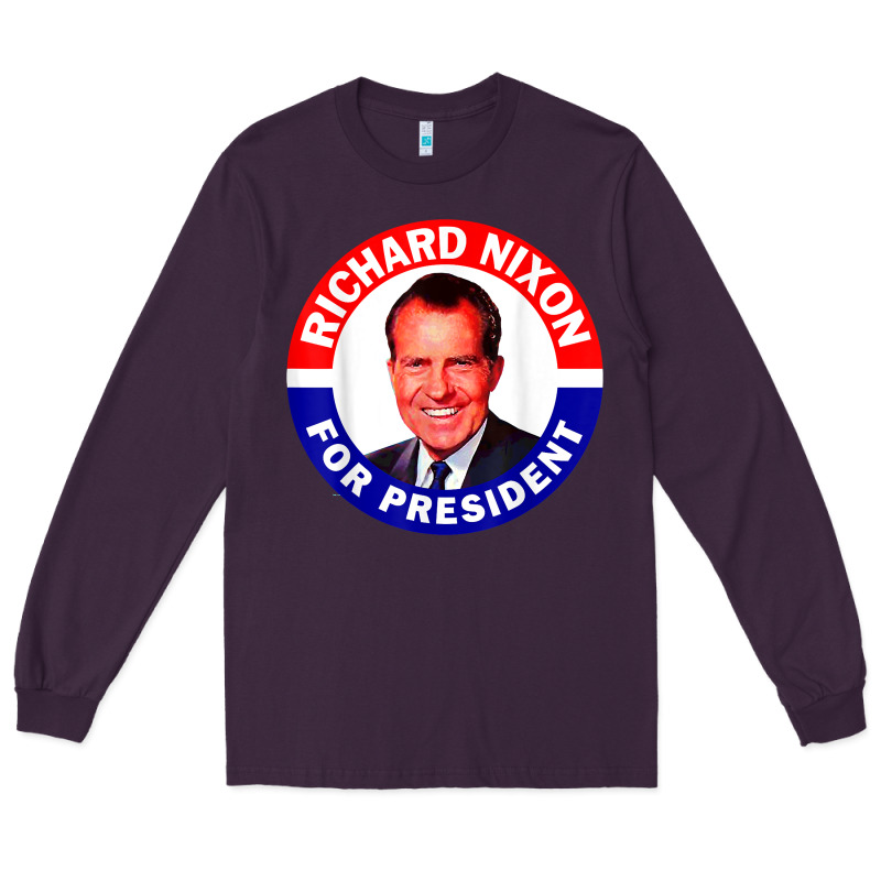 Richard Nixon President Usa Vote Election Campaign T Shirt Long Sleeve Tee by linhVisuals | Teevron