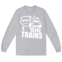 Moon Dust i like trains Long Sleeve Tee - linhVisuals