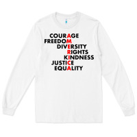 White anti trump resist Long Sleeve Tee - linhVisuals
