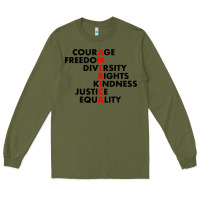 Army Green anti trump resist Long Sleeve Tee - linhVisuals