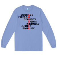 Colony Blue anti trump resist Long Sleeve Tee - linhVisuals