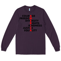 Plum anti trump resist Long Sleeve Tee - linhVisuals