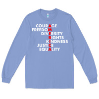 Colony Blue anti trump resist Long Sleeve Tee - linhVisuals
