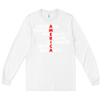 White anti trump resist Long Sleeve Tee - linhVisuals