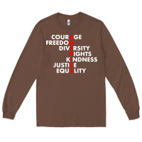 Chestnut anti trump resist Long Sleeve Tee - linhVisuals