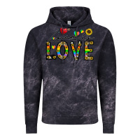 Cloud Black love is love Vintage Hoodie - CowhideDigitalArt