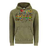 Vintage Olive love is love Vintage Hoodie - CowhideDigitalArt