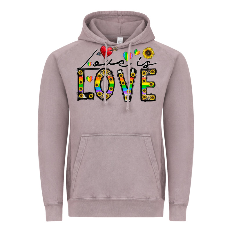 Love Is Love Vintage Hoodie by CowhideDigitalArt | Teevron