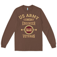 Chestnut us army combat engineer combat engineer veteran gift pullover hoodie Long Sleeve Tee - linhVisuals