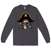 Smoke pi rate 3 14 Long Sleeve Tee - linhVisuals