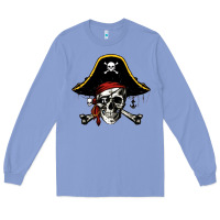 Colony Blue pi rate 3 14 Long Sleeve Tee - linhVisuals