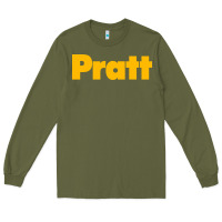 Army Green Pratt Institute Long Sleeve Tee - linhVisuals