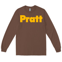 Chestnut Pratt Institute Long Sleeve Tee - linhVisuals